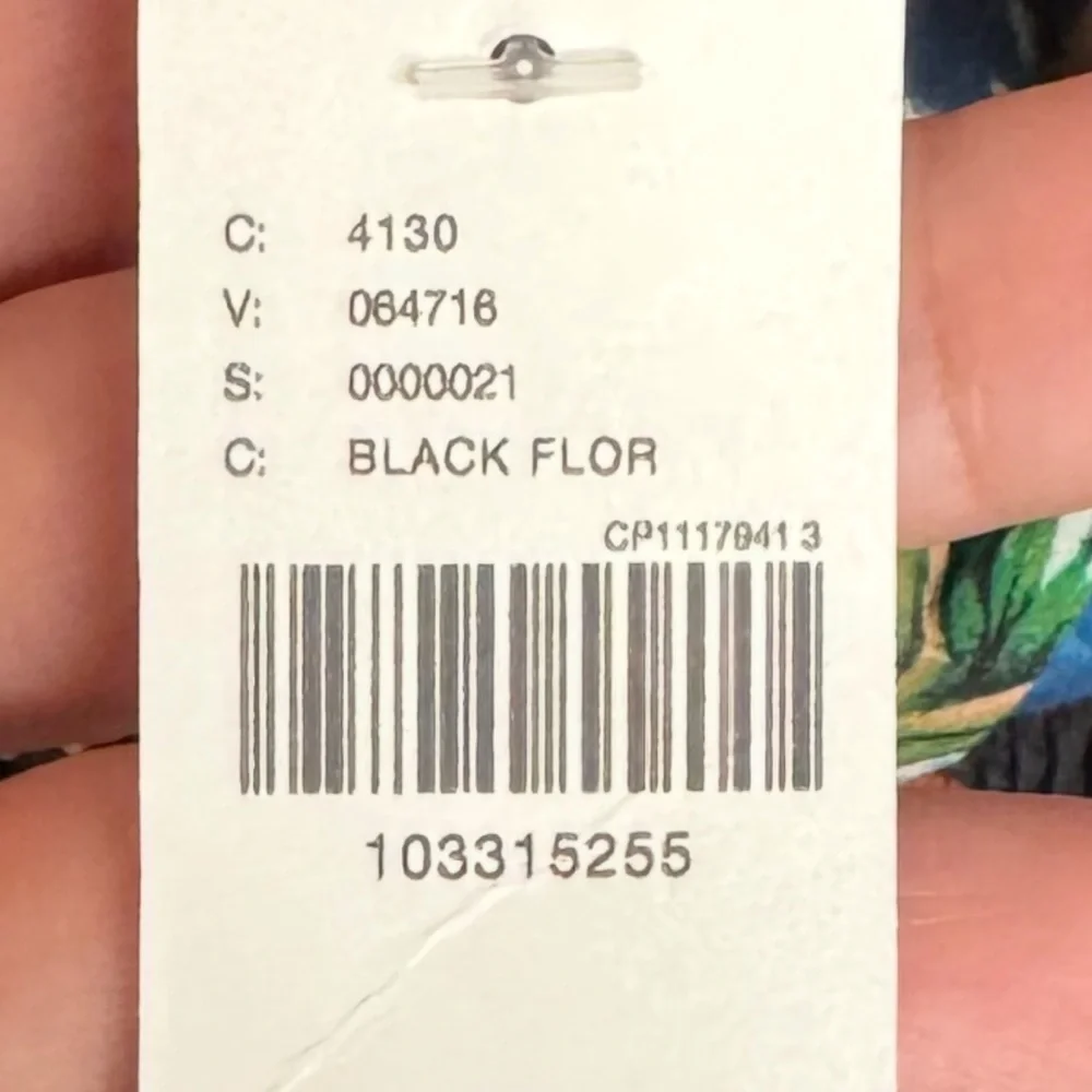 Anthropologie Black Strapless Maxi Dress with Pink, Purple & Yellow Floral Print - Picture 11 of 11